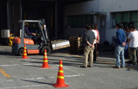 フォークリフト運転技能講習風景